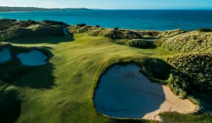 The Dunes golf course - ocean in the background